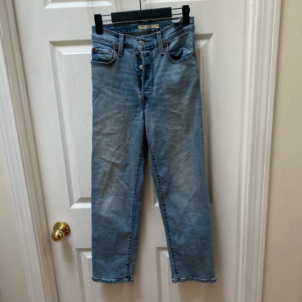 Levi's Ribcage straight jeans blue 26